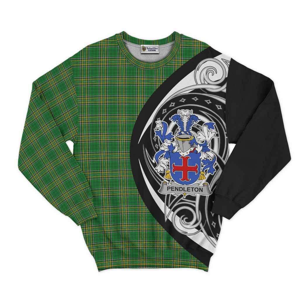 Pendleton Irish Clan Sweatshirt Celtic Circle Style Unisex - Tartan Vibes Clothing