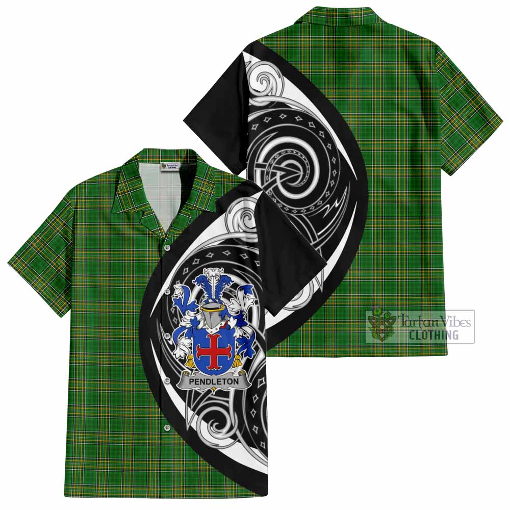 Pendleton Irish Clan Hawaiian Shirt Celtic Circle Style - Tartan Vibes Clothing
