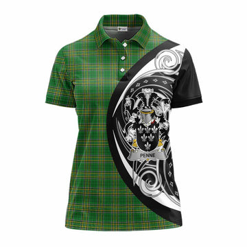 Penne Irish Clan Women's Polo Shirt Celtic Circle Style Women - Tartan Vibes Clothing