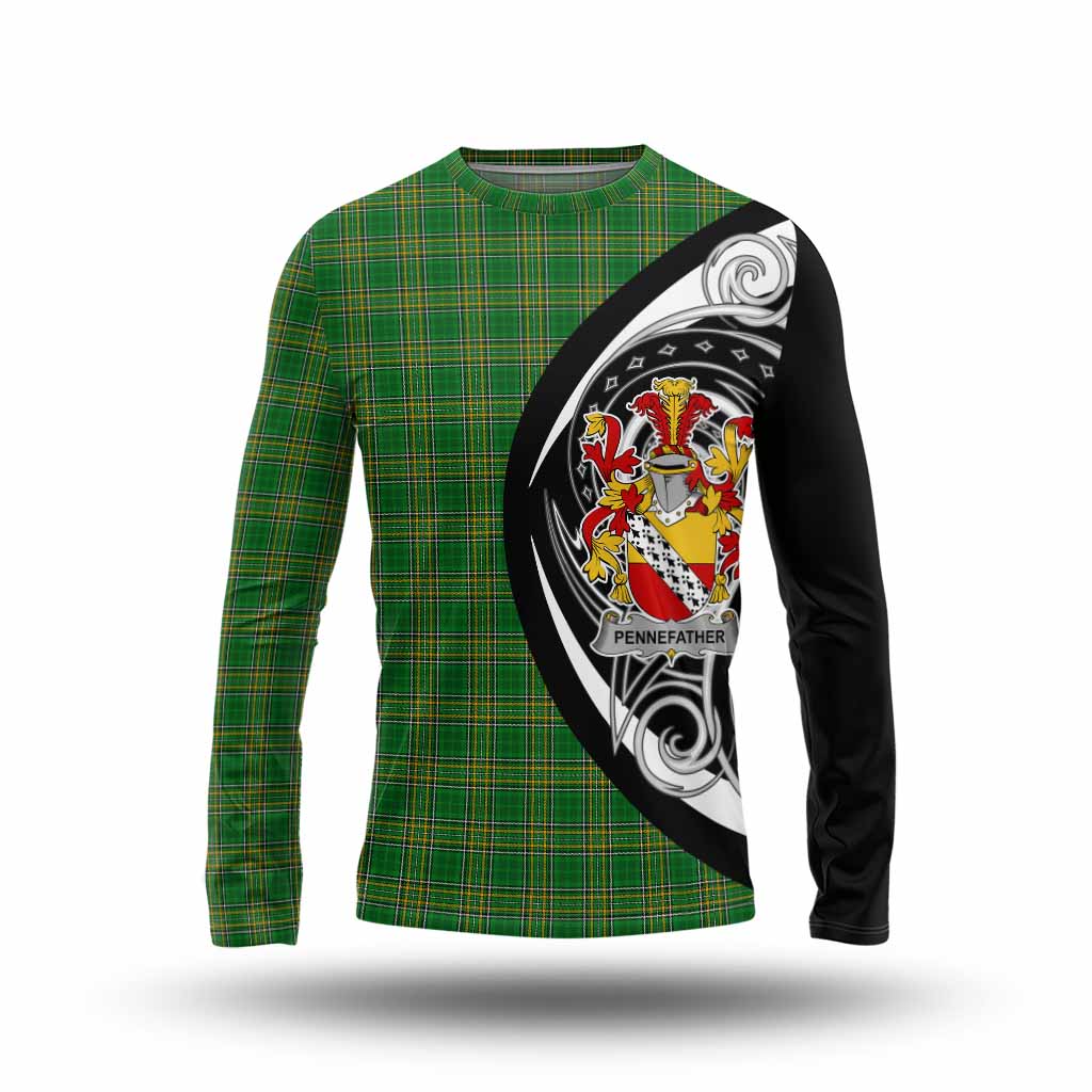 Pennefather Irish Clan Long Sleeve T-Shirt Celtic Circle Style Unisex - Tartan Vibes Clothing