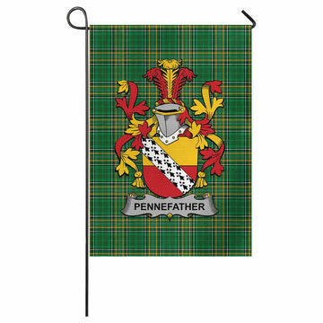Pennefather Irish Clan Tartan Garden Flag with Coat of Arms