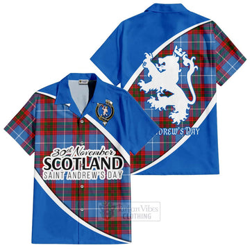 Pennycook Family Crest Tartan Hawaiian Shirt Celebrate Saint Andrew's Day in Style Kid - Tartan Vibes Clothing