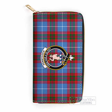 Tartan Vibes Clothing Pennycook Tartan Women's Leather Wallet with Family Crest