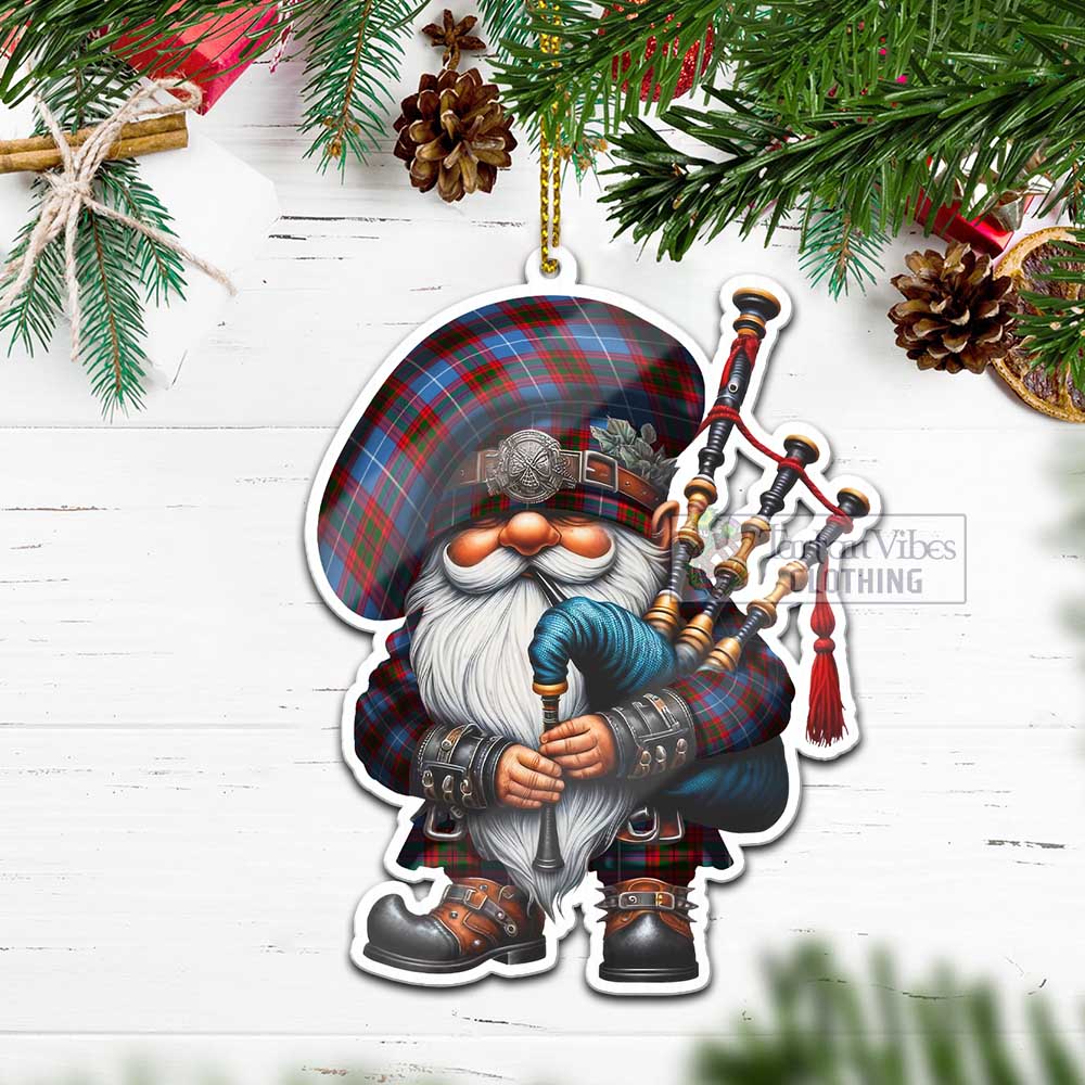 Pennycook Tartan Bagpiper Gnome Christmas Ornament - Tartan Vibes Clothing