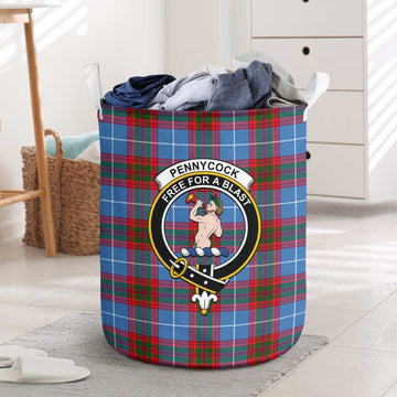 Pennycook Tartan Laundry Basket with Family Crest One Size - Tartan Vibes Clothing