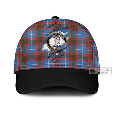 Pennycook Tartan Classic Cap with Family Crest In Me Style