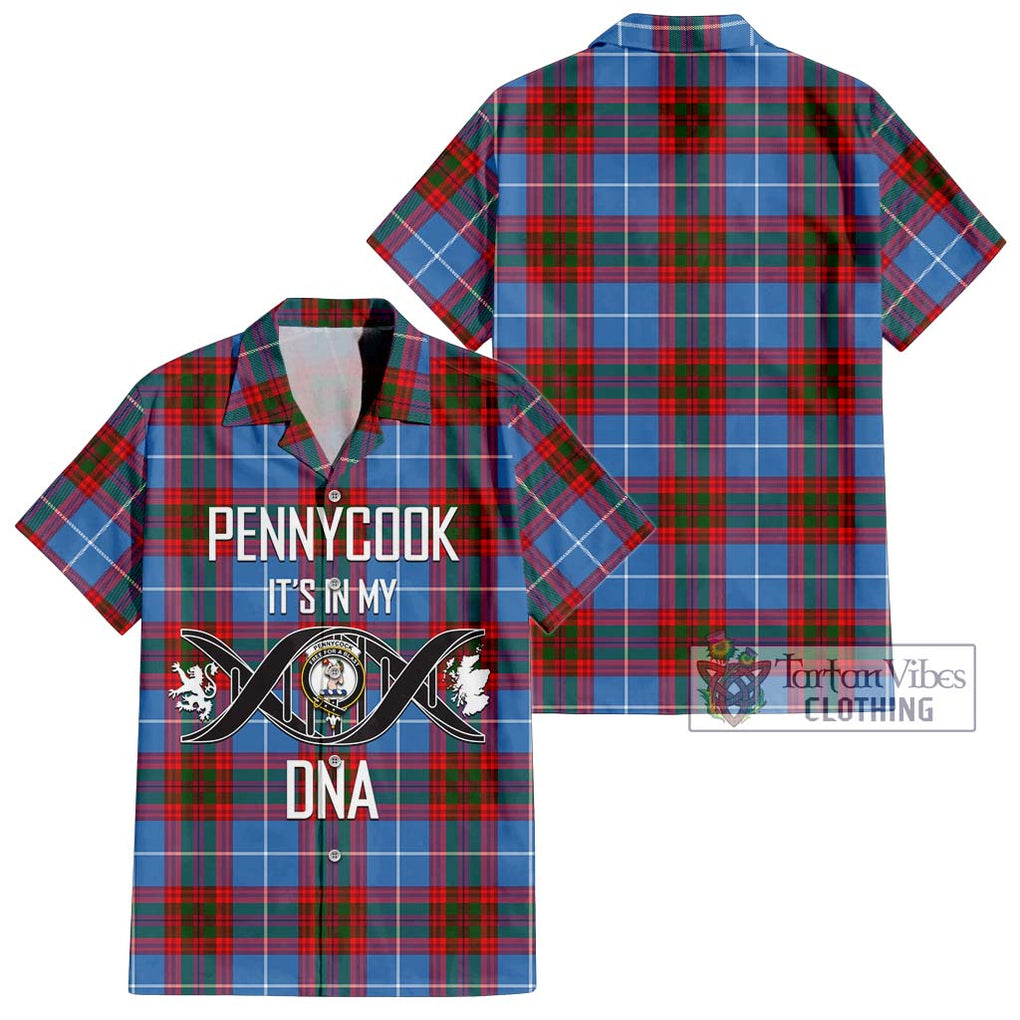 Pennycook Tartan Hawaiian Shirt with Family Crest DNA In Me Style Kid - Tartan Vibes Clothing