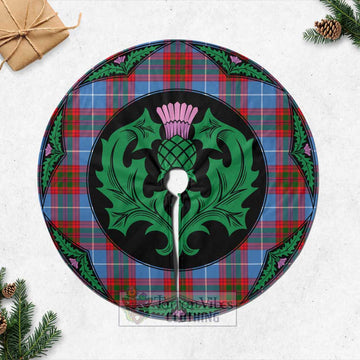 Pennycook Tartan Christmas Tree Skirt Scottish Thistle Style Casual Tree Skirts - Tartan Vibes Clothing