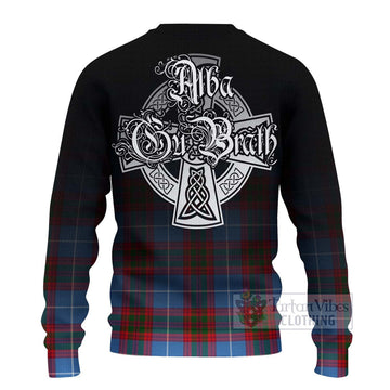 Pennycook Tartan Ugly Sweater Featuring Alba Gu Brath Family Crest Celtic Inspired - Tartan Vibes Clothing
