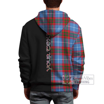 Pennycook Tartan Hoodie with Family Crest and Half Of Me Style - Tartan Vibes Clothing