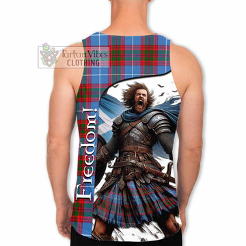 Pennycook Crest Tartan Men's Tank Top Inspired by the Freedom of Scottish Warrior - Tartan Vibes Clothing