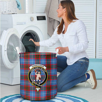Pennycook Tartan Laundry Basket with Family Crest - Tartan Vibes Clothing