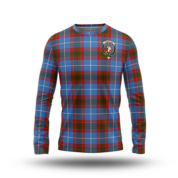 Pennycook Tartan Long Sleeve T-Shirt with Family Crest - Tartan Vibes Clothing