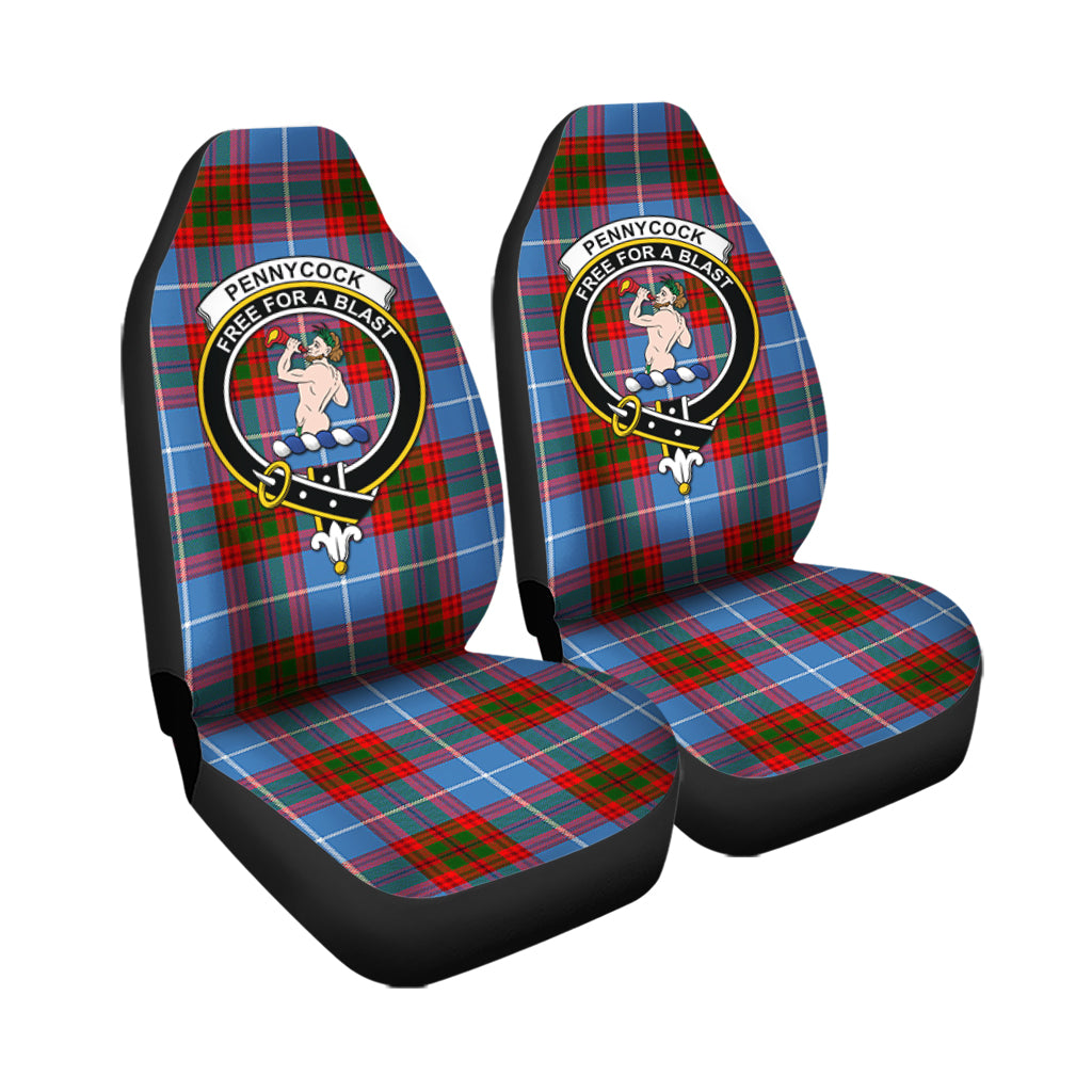 Pennycook Tartan Car Seat Cover with Family Crest - Tartan Vibes Clothing