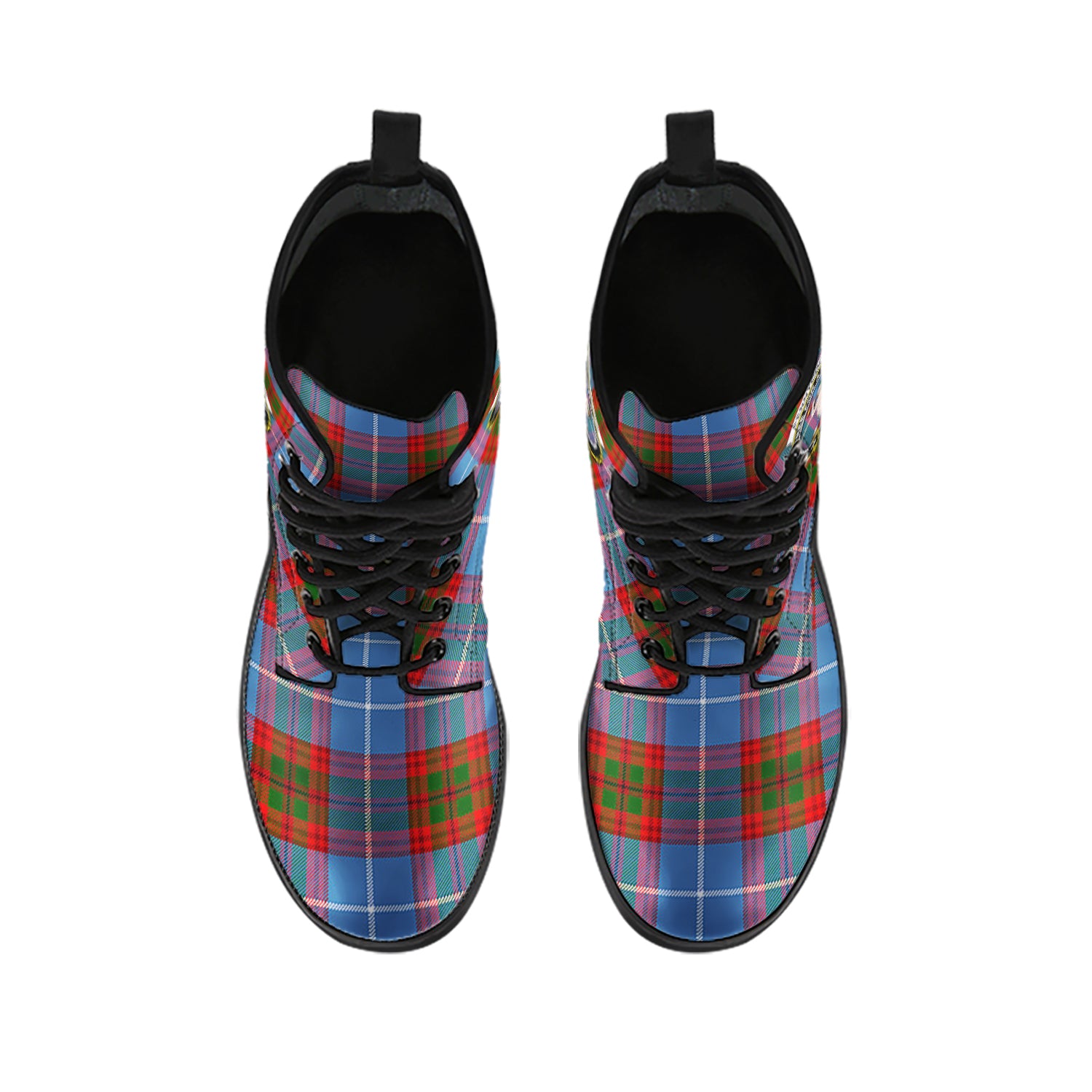 pennycook-tartan-leather-boots-with-family-crest