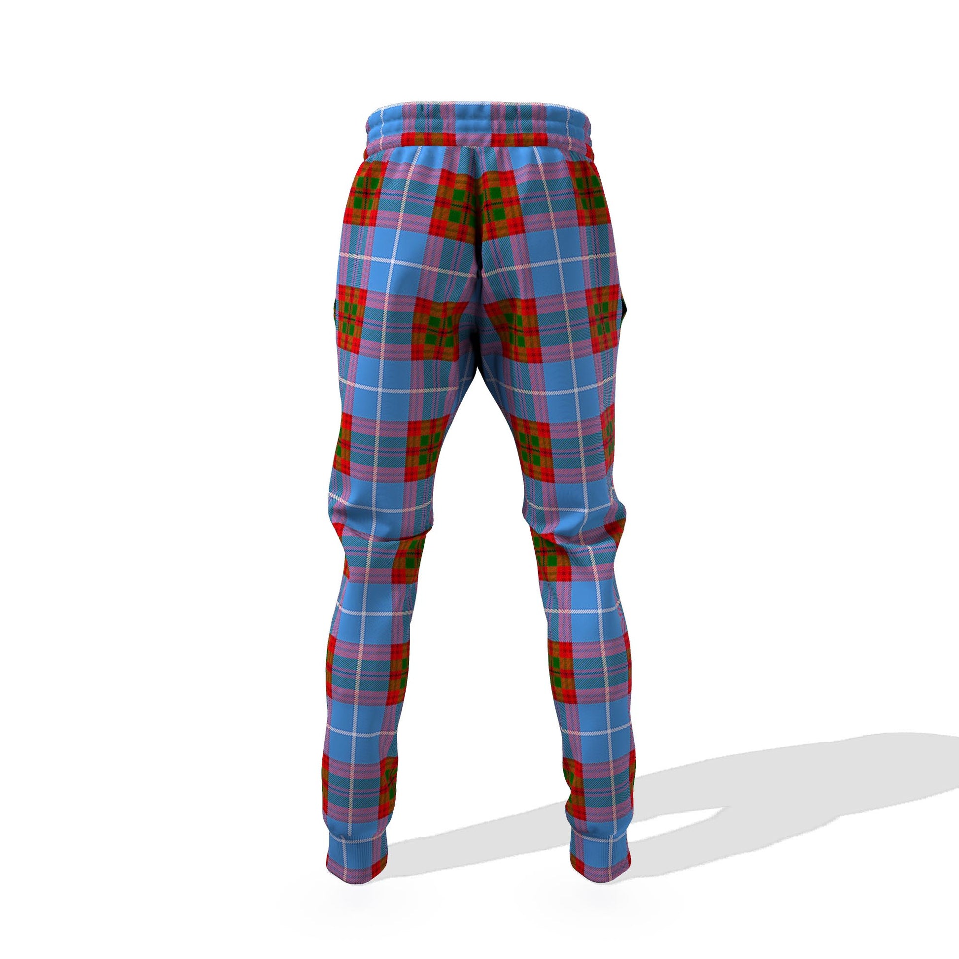 Pennycook Tartan Joggers Pants with Family Crest - Tartanvibesclothing Shop