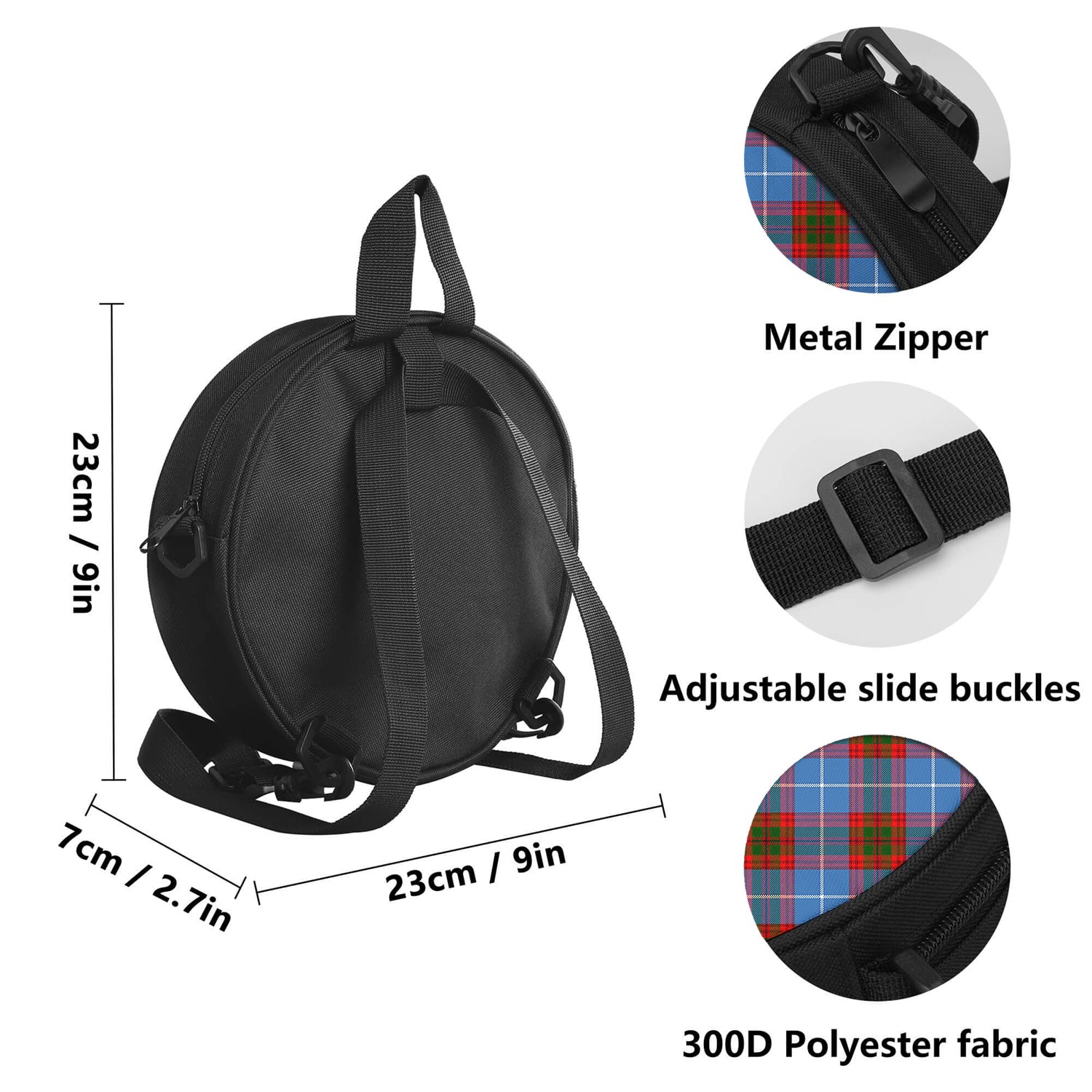 Pennycook Tartan Round Satchel Bags - Tartan Vibes Clothing