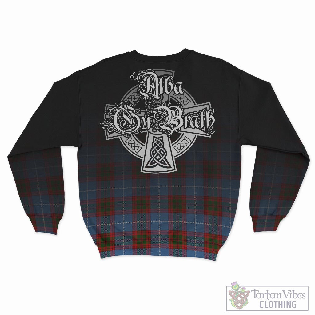 Pennycook Tartan Sweatshirt Featuring Alba Gu Brath Family Crest Celtic Inspired - Tartan Vibes Clothing