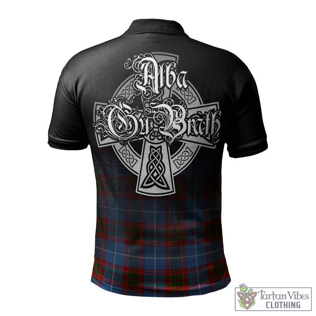 Pennycook Tartan Polo Shirt Featuring Alba Gu Brath Family Crest Celtic Inspired - Tartan Vibes Clothing