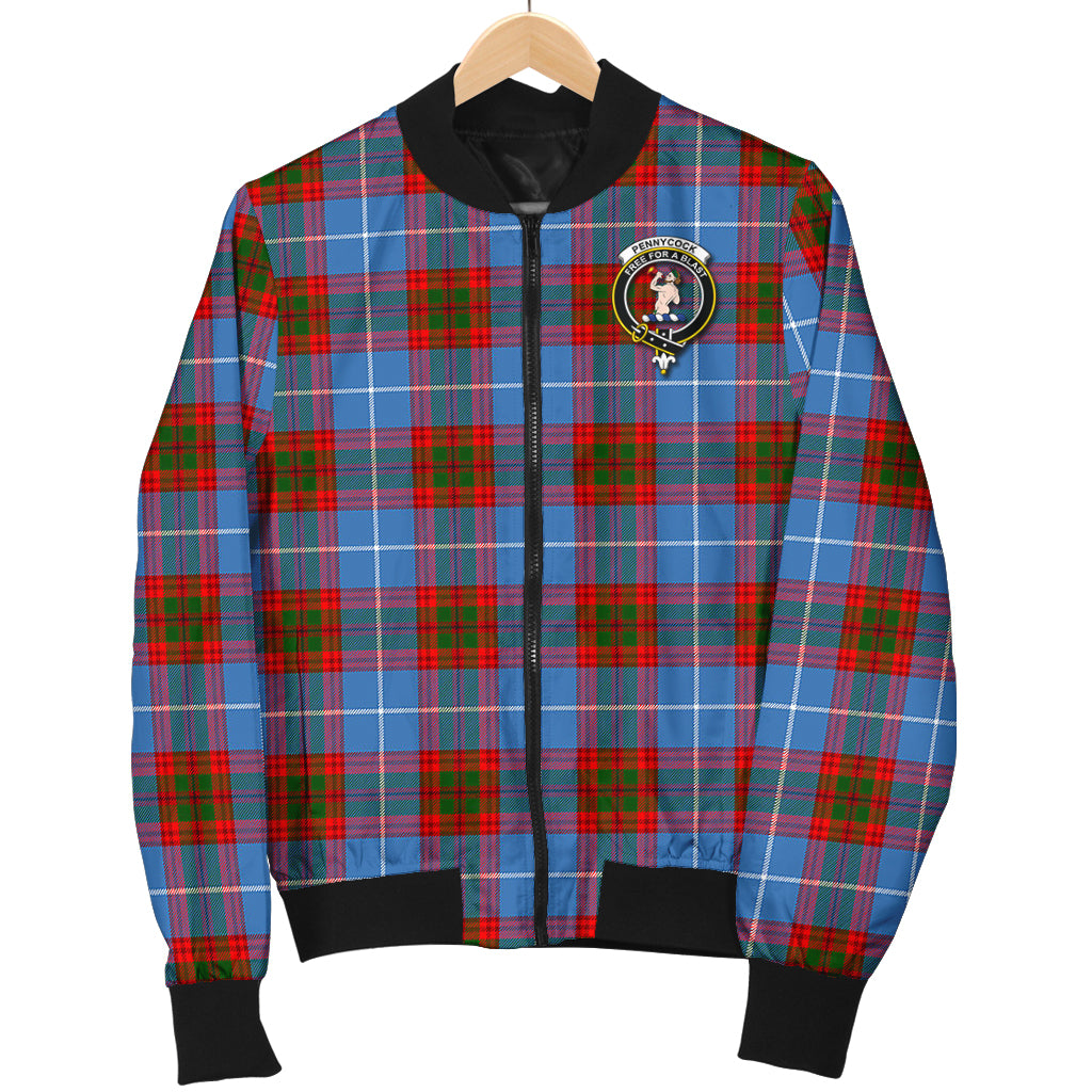 Pennycook Tartan Bomber Jacket with Family Crest - Tartan Vibes Clothing