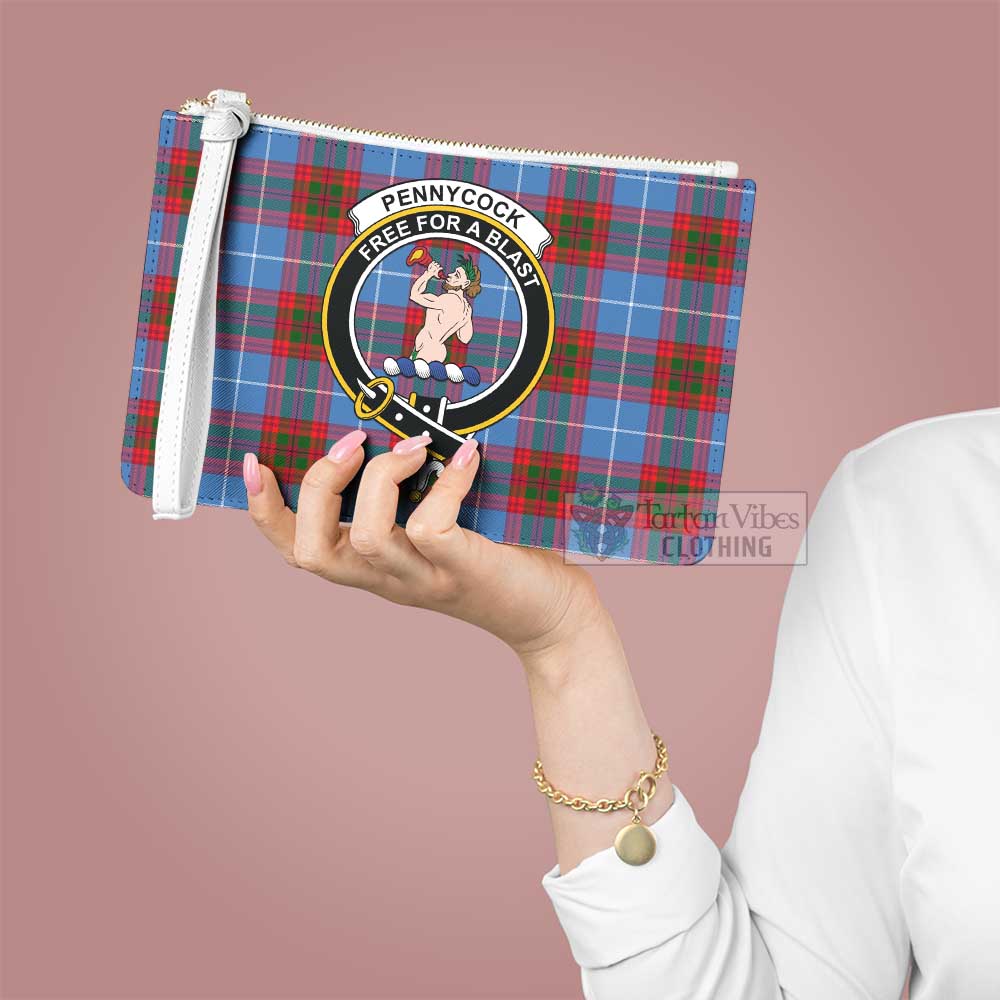 Tartan Vibes Clothing Pennycook Family Crest Tartan Clutch Bag