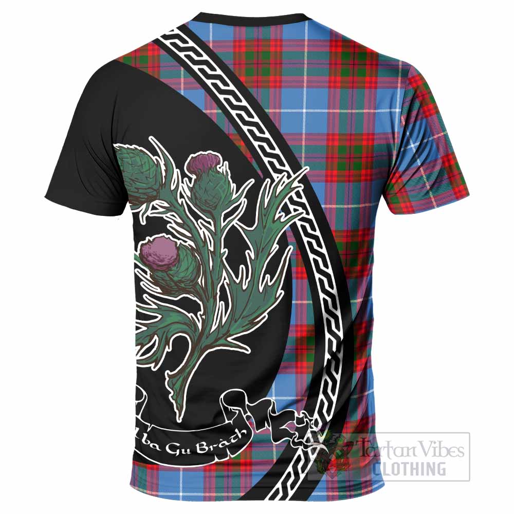 Pennycook Family Crest Tartan T-Shirt Alba Thistle Inspired - Tartan Vibes Clothing