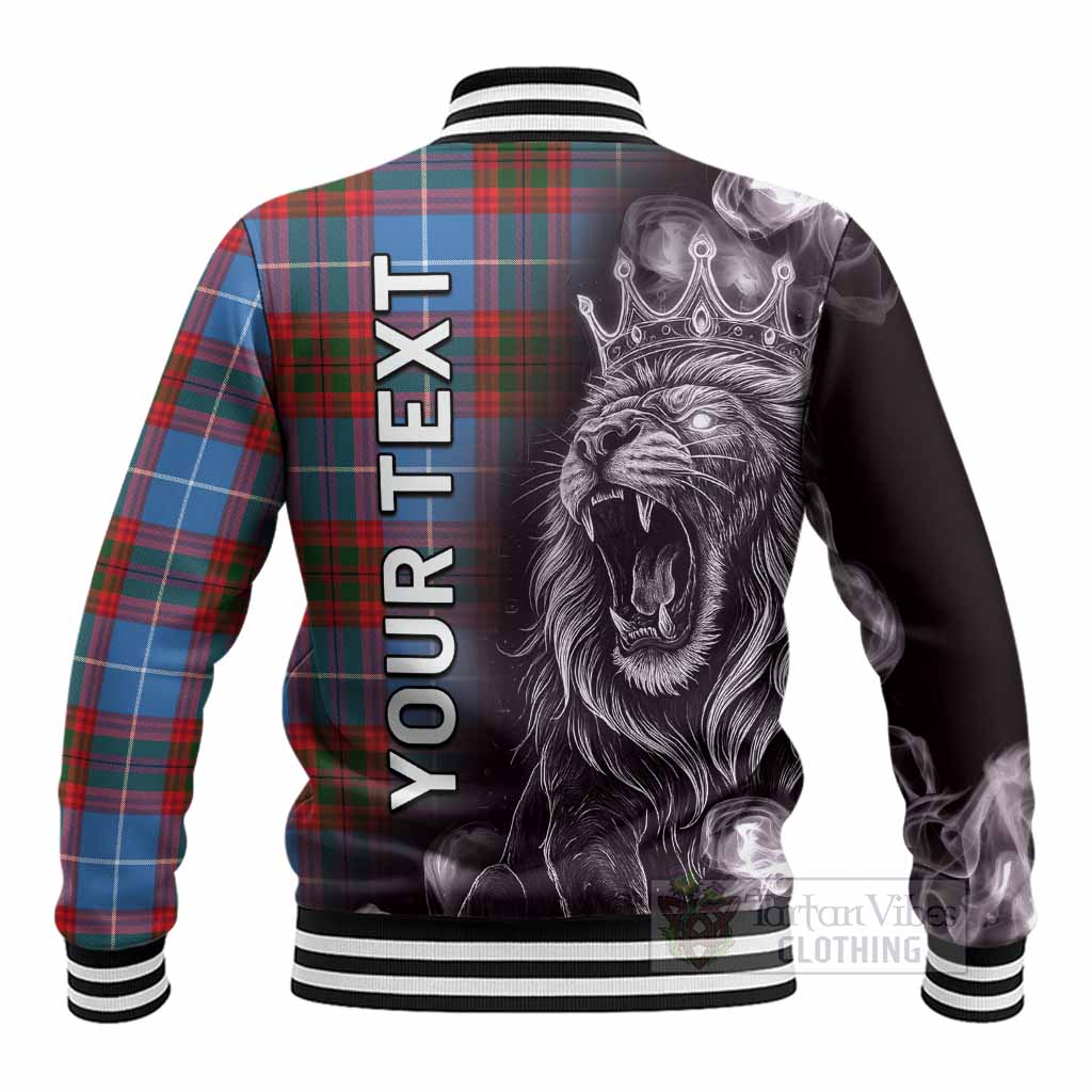 Pennycook Tartan Baseball Jacket Roaring Lion Heritage