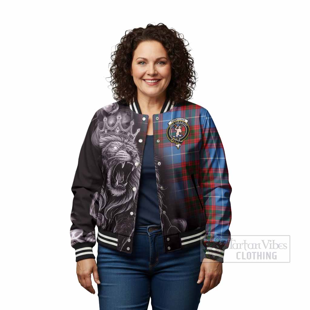 Pennycook Tartan Baseball Jacket Roaring Lion Heritage