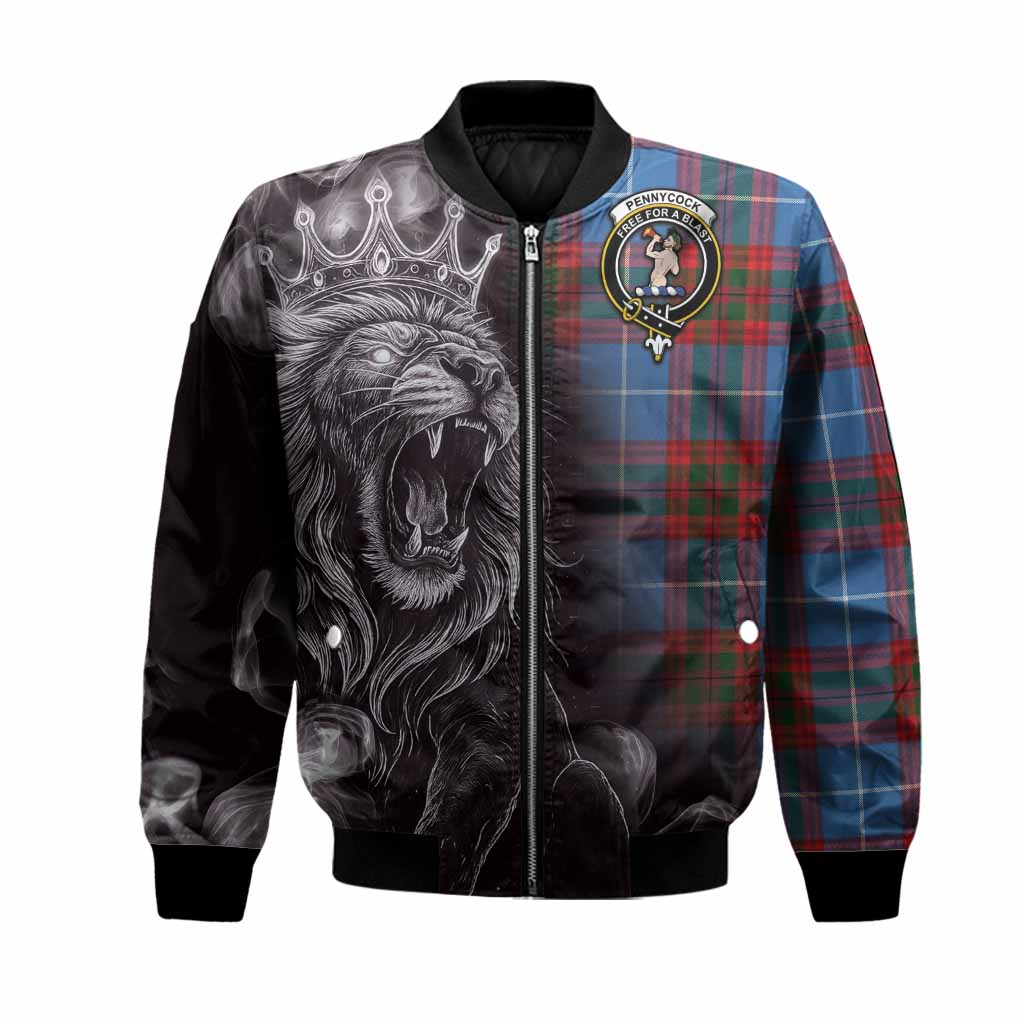 Pennycook Tartan Bomber Jacket Roaring Lion Heritage