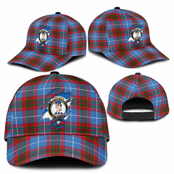 Pennycook Tartan Classic Cap with Family Crest In Me Style