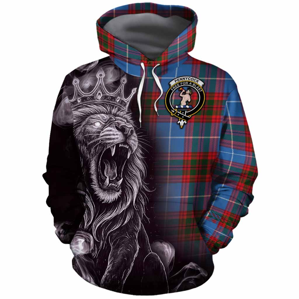 Pennycook Tartan Cotton Hoodie Roaring Lion Heritage