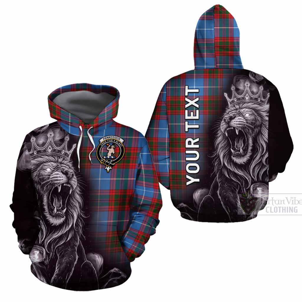 Pennycook Tartan Cotton Hoodie Roaring Lion Heritage