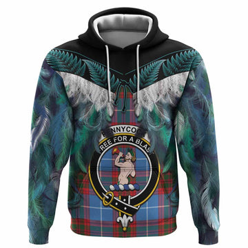 Pennycook Tartan Crest Hoodie New Zealand Maori Korowai Cloak