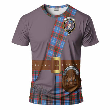 Pennycook Tartan Crest T-Shirt Kilt Costume Style