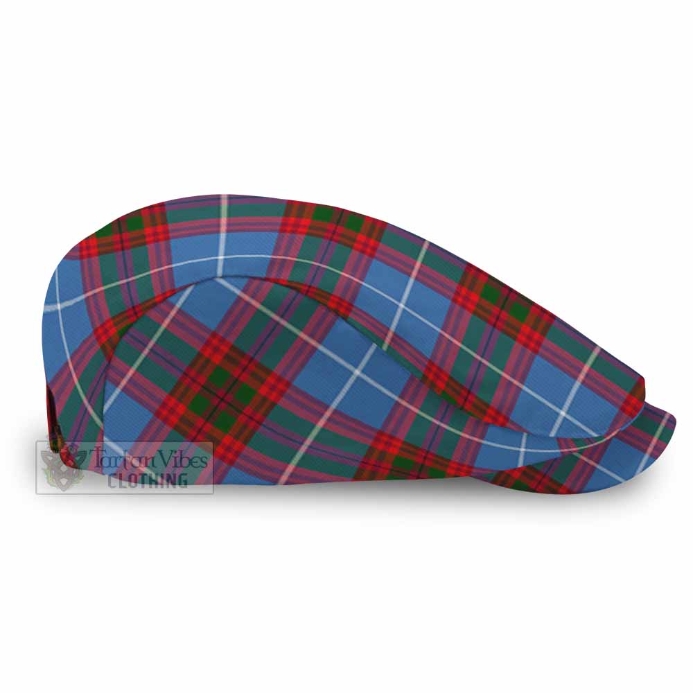 Pennycook Tartan Jeff Cap, Tartan Flat Cap