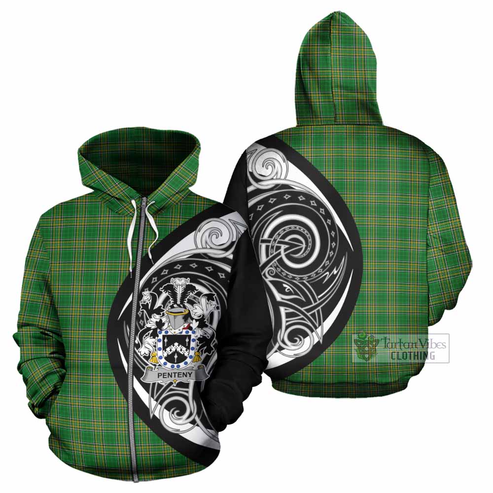 Penteny Irish Clan Hoodie Celtic Circle Style Zip Hoodie - Tartan Vibes Clothing