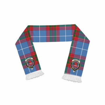 Pentland Tartan Ruffneck Scarf with Family Crest