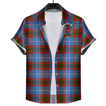 Pentland Tartan Hawaiian Shirt with Family Crest Kid - Tartan Vibes Clothing