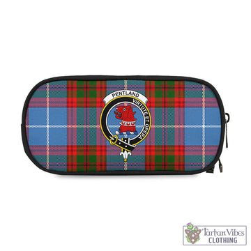 Pentland Tartan Pen and Pencil Case with Family Crest One Size 4.13*8.74 inch - Tartan Vibes Clothing