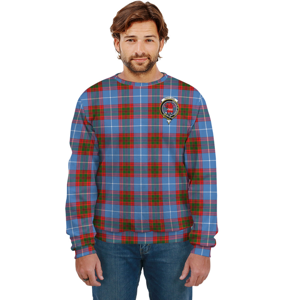 Pentland Tartan Sweatshirt with Family Crest Unisex - Tartan Vibes Clothing