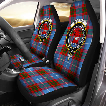 Pentland Tartan Car Seat Cover with Family Crest One Size - Tartan Vibes Clothing