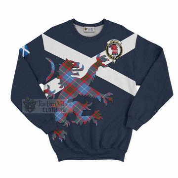 Pentland Tartan Lion Rampant Sweatshirt Proudly Display Your Heritage with Alba Gu Brath and Clan Name Unisex - Tartan Vibes Clothing
