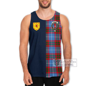 Pentland Tartan Men's Tank Top Alba with Scottish Lion Royal Arm Half Style Men - Tartan Vibes Clothing