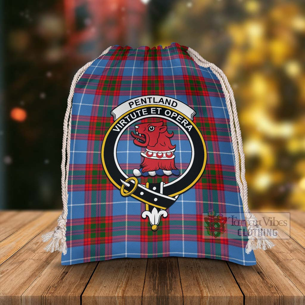 Pentland Tartan Christmas Santa's Bag with Family Crest - Tartan Vibes Clothing
