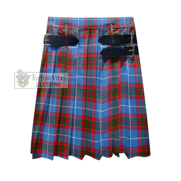 Pentland Tartan Men's Pleated Skirt - Fashion Casual Retro Scottish Kilt Style