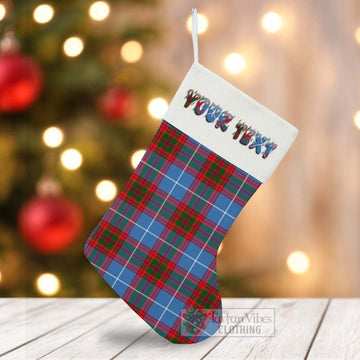 Pentland Tartan Christmas Stocking with Personalized Text - Tartan Vibes Clothing