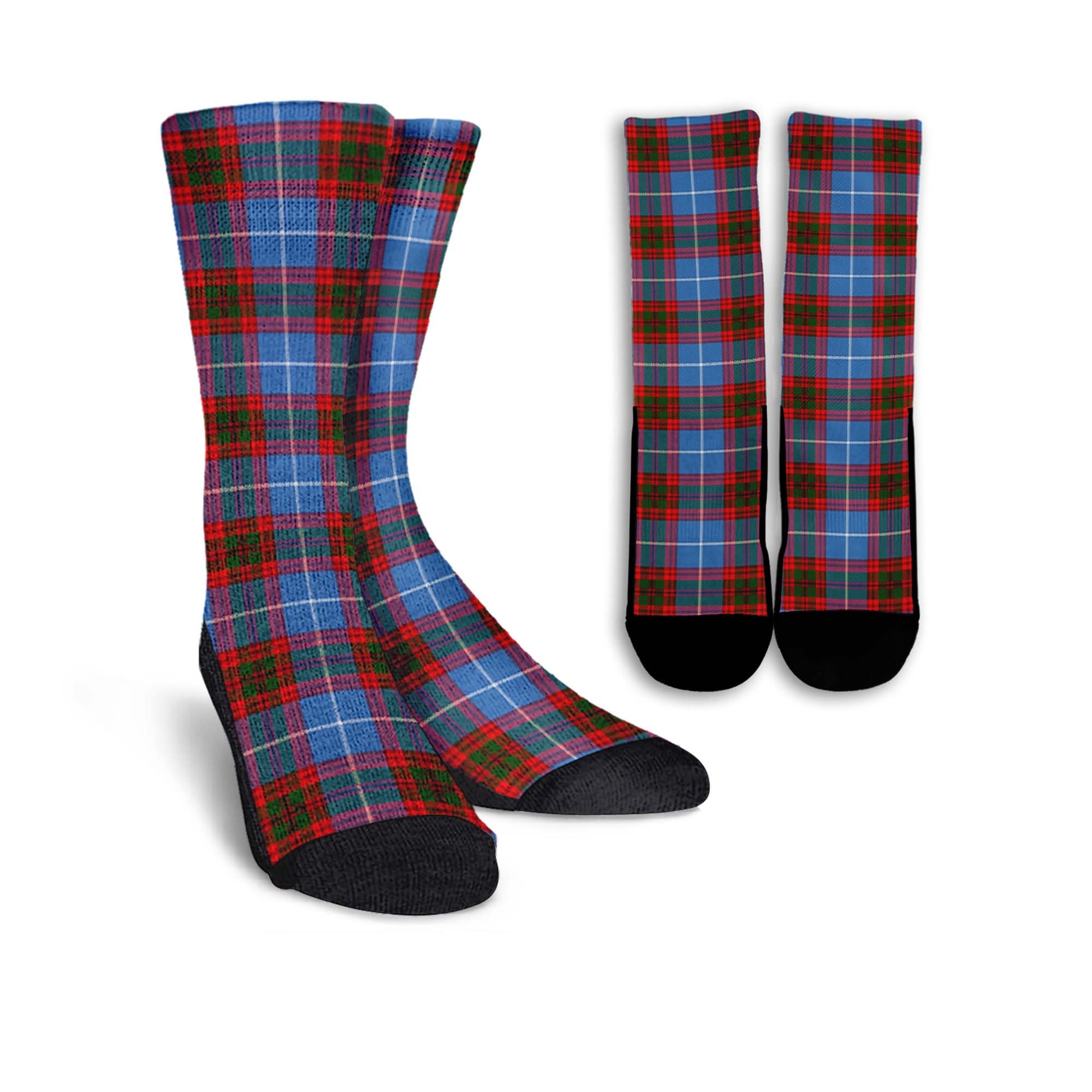 Pentland Tartan Crew Socks Crew Socks - Tartan Vibes Clothing