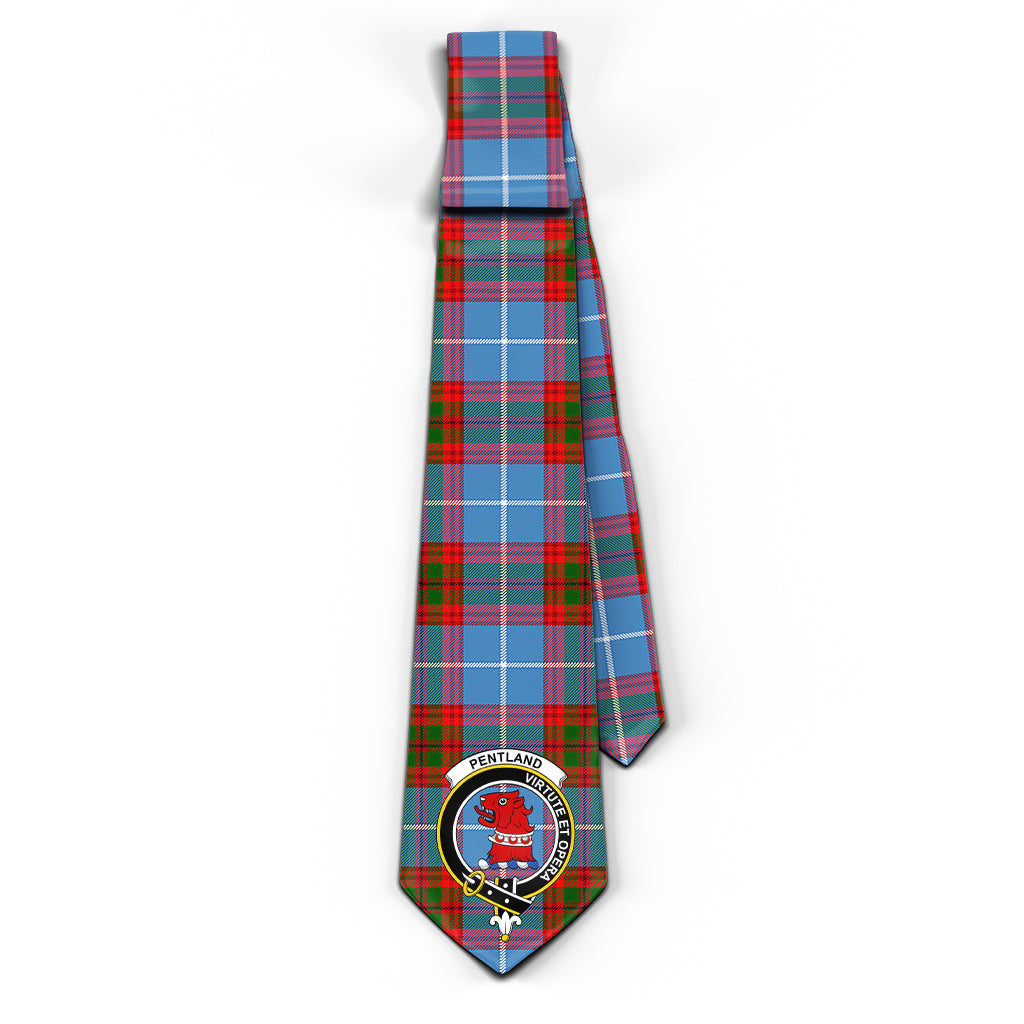 pentland-tartan-classic-necktie-with-family-crest