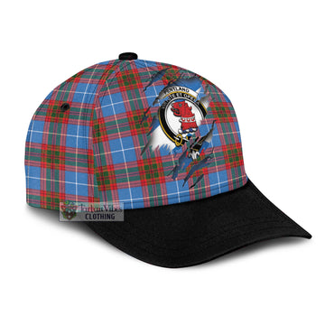 Pentland Tartan Classic Cap with Family Crest In Me Style