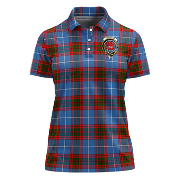 pentland-tartan-polo-shirt-with-family-crest-for-women